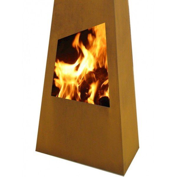 GardenMaxX Chingo XL Corten Fireplace