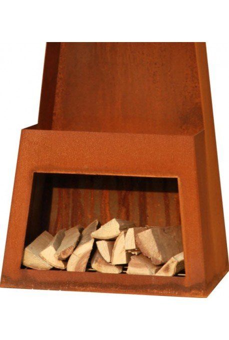 GardenMaxX Pular Corten Fireplace