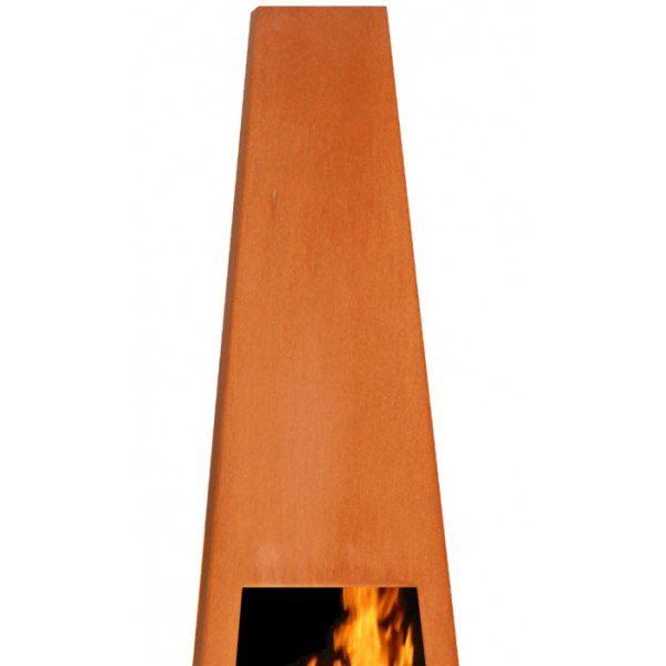 GardenMaxX Vilos XL Corten Fireplace
