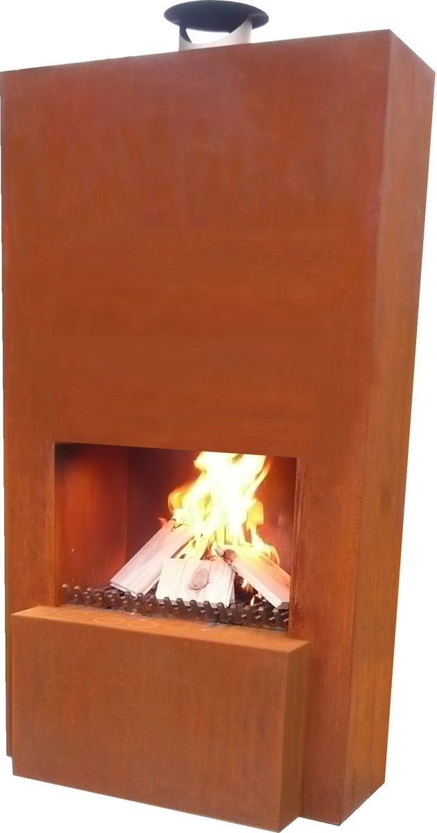 GardenMaxX Pinacate Corten Fireplace