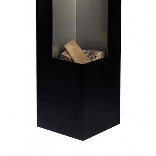GardenMaxX Tacora XL Black Fireplace