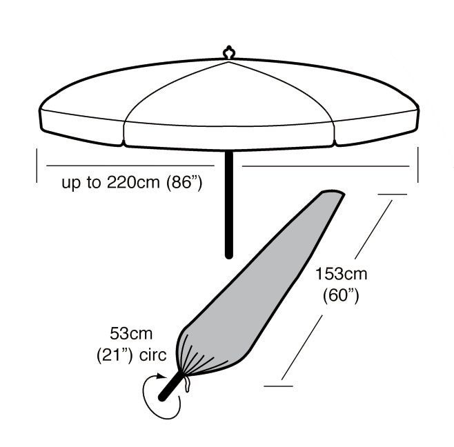 Garland Parasol - protector (Ø220cm) 