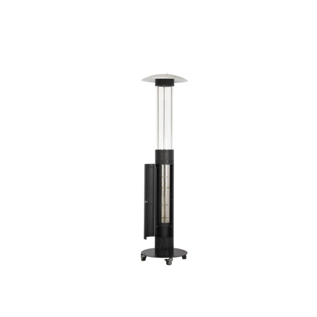 Green Flame Pellet Heater Round
