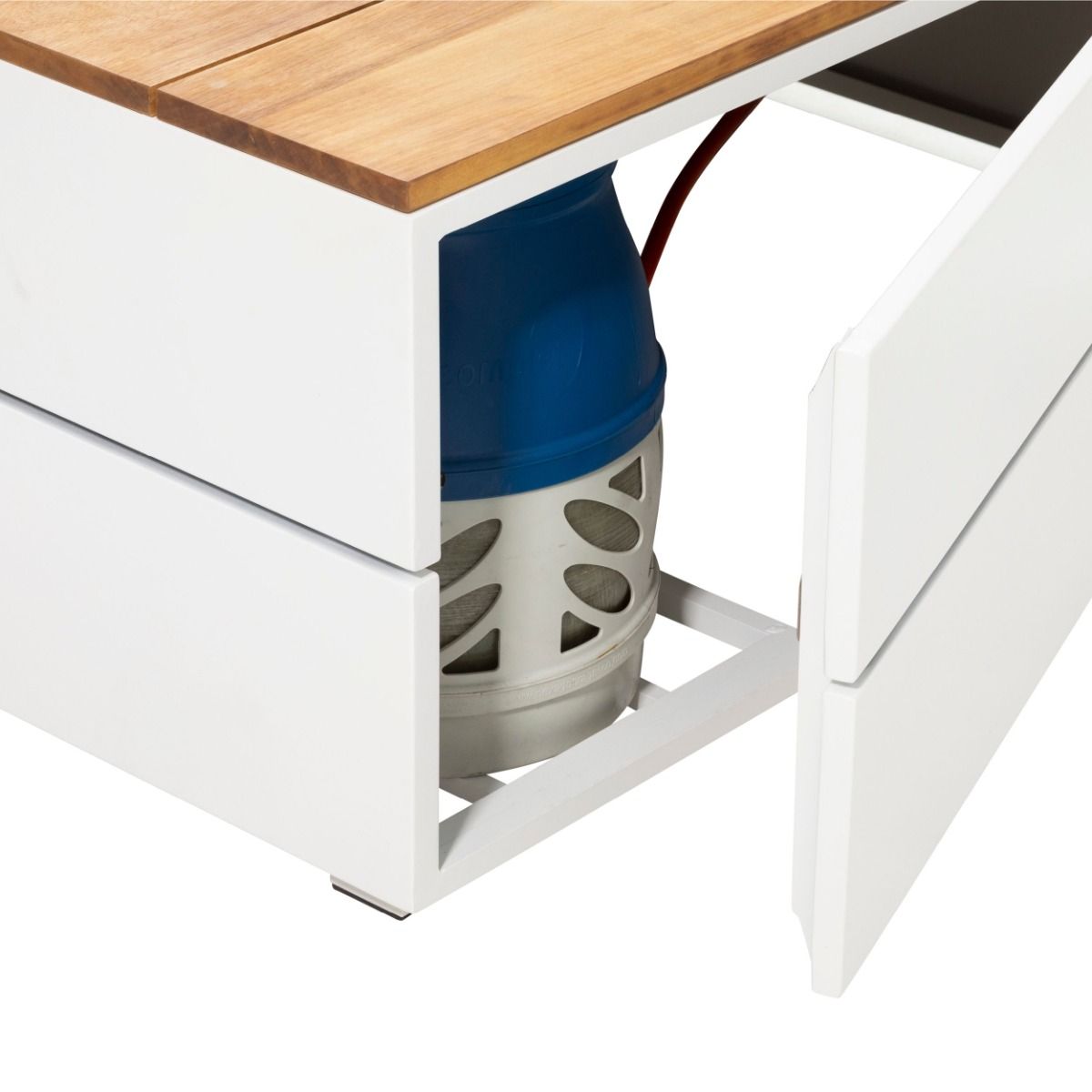 Cosi Fire Table Cosipure 120 White/Teak