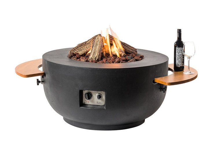Happy Cocooning Firetable Bowl Black