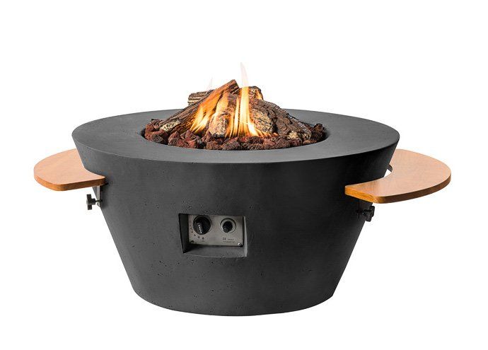 Happy Cocooning Firetable Cone Black 
