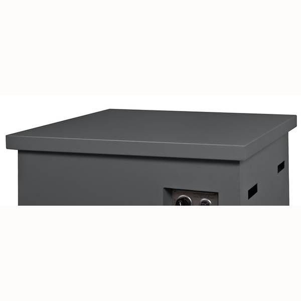 Happy C. Lid Firetable Square Anthracite