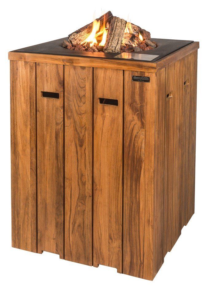 Happy C. Standing Table Teak Wood Anthracite