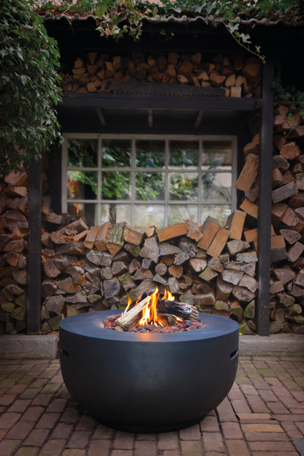 Happy Cocooning Firetable Bowl Black
