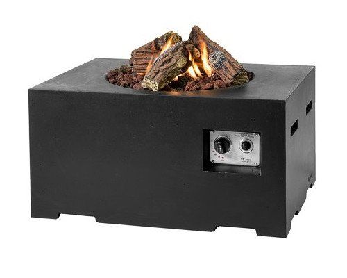 Happy C. Firetable Rectangular Small Black