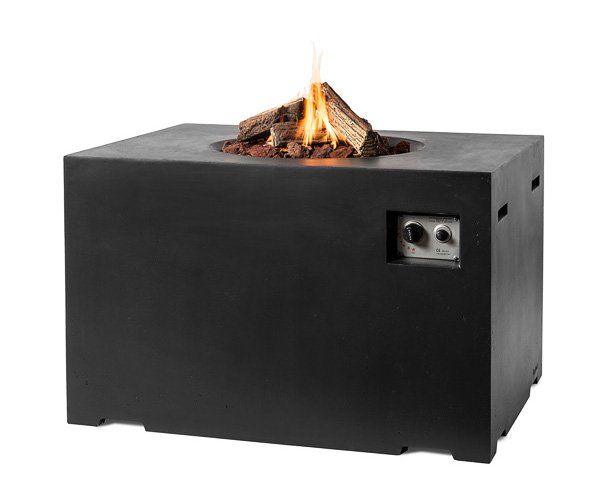 Happy C. Firetable Rectangular Black L&D 