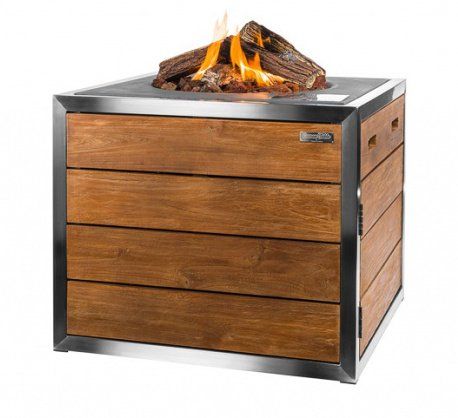 Happy Cocooning fire table square (black)-Lounge &amp; Dining