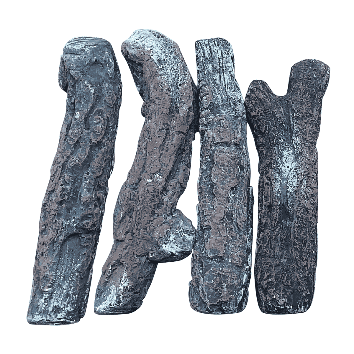 Happy Cocooning ceramic wood logs (4 pieces)