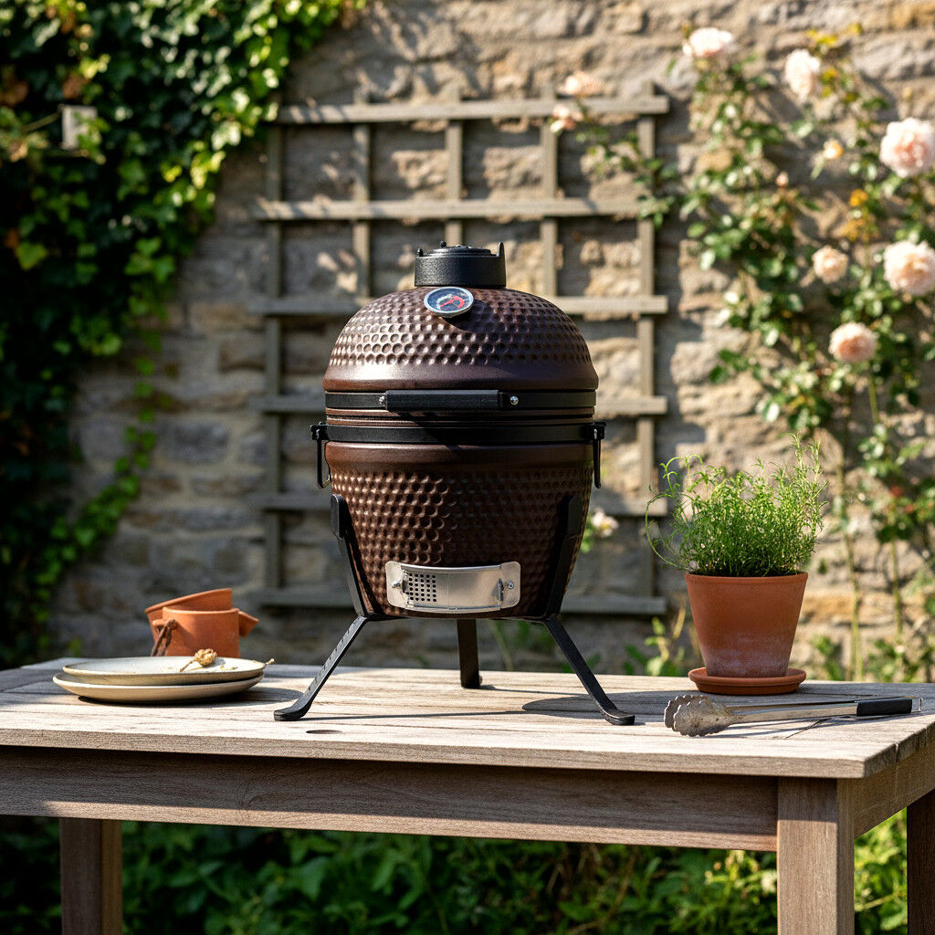 HEAT Premium kamado barbecue Fyregg 13 brown