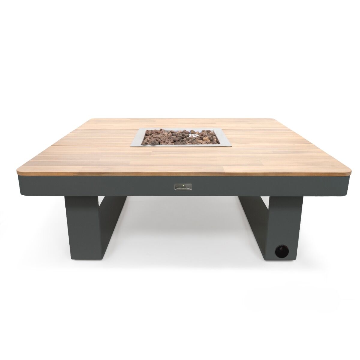 Happy Cocooning fire pit table Horizon 95 smokey anthracite