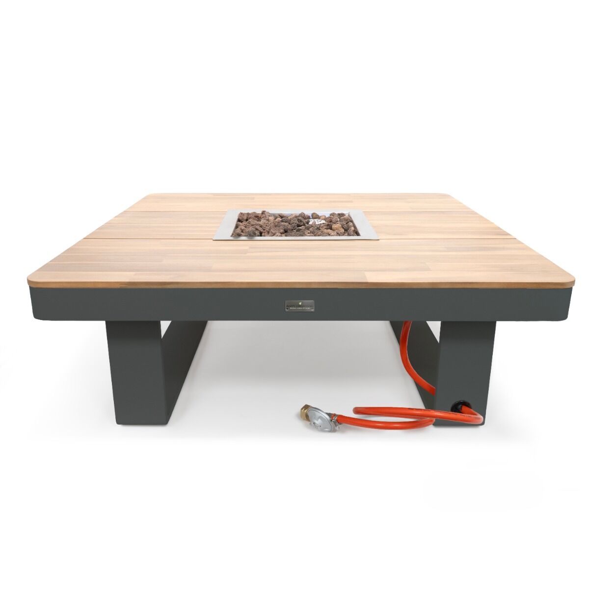 Happy Cocooning fire pit table Horizon 95 smokey anthracite