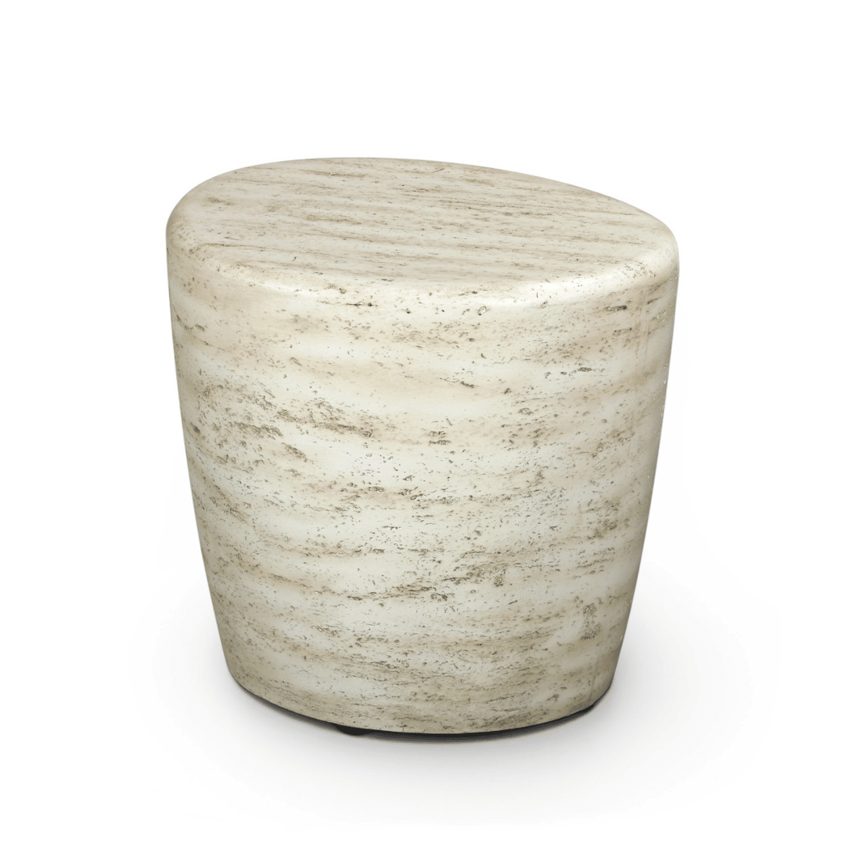 Happy Cocooning side table Organic travertine