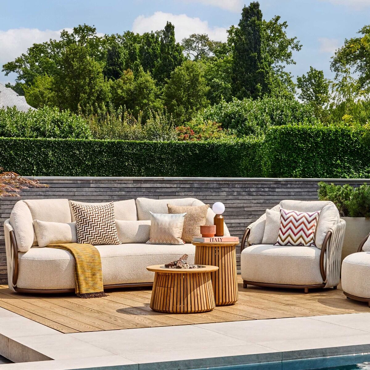 Happy Cocooning gasfles cover Lagune teak