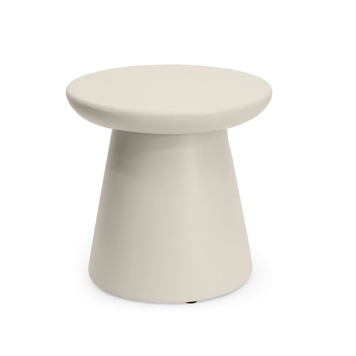 Happy Cocooning side table Round oyster beige