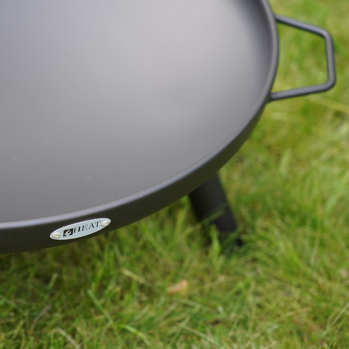 HEAT Fire Bowl Classic Ø 60 cm Feet & Handle Black