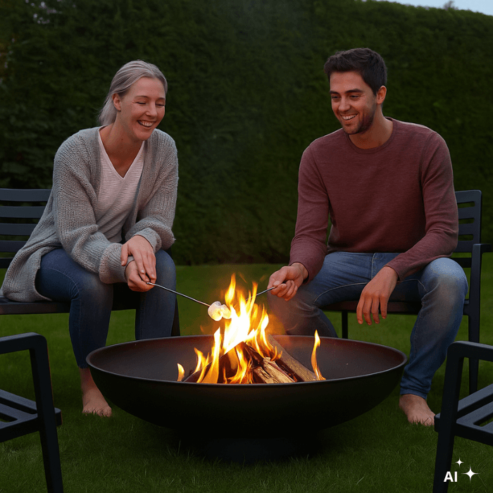HEAT Fire bowl Classic Ø 80 cm Black HEAT Fire bowl Classic Ø 80 cm Black