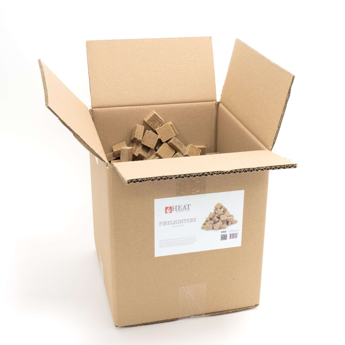 HEAT Outdoor Living Firelighters 3 kg - 550 pieces HEAT Outdoor Living Firelighters 3 kg - 550 pieces