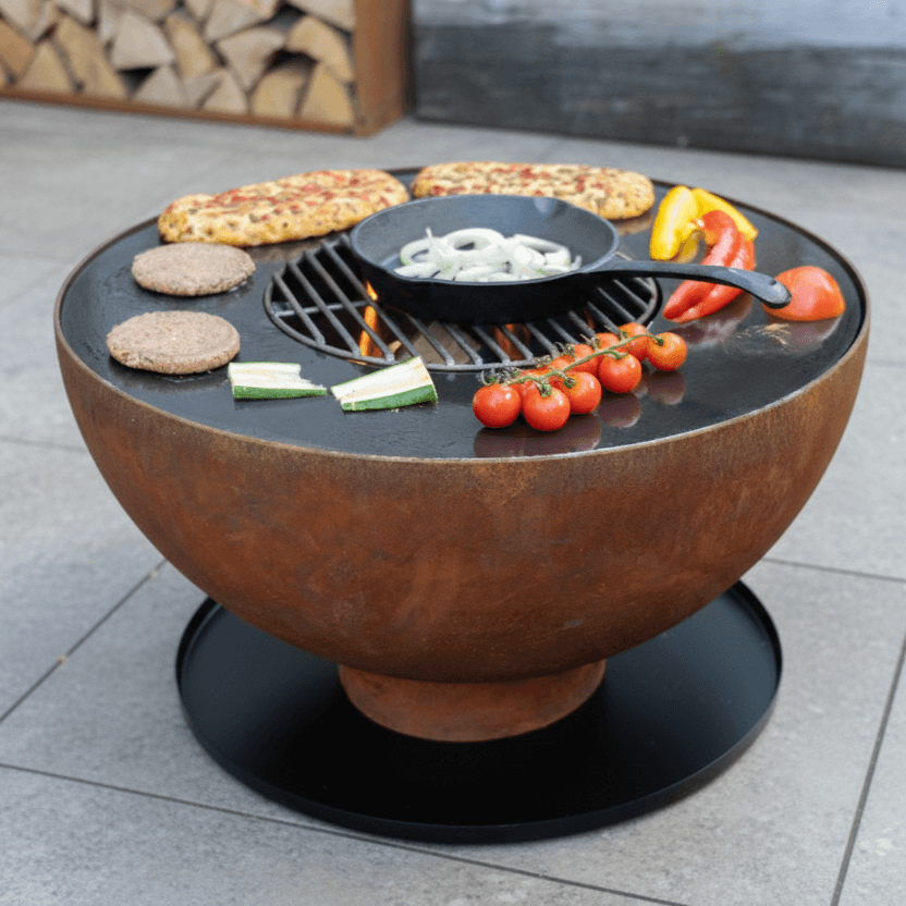 HEAT Gystad Fire Pit with Plancha Ø60 cm