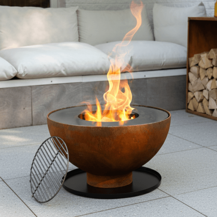 HEAT Gystad Fire Pit with Plancha Ø60 cm