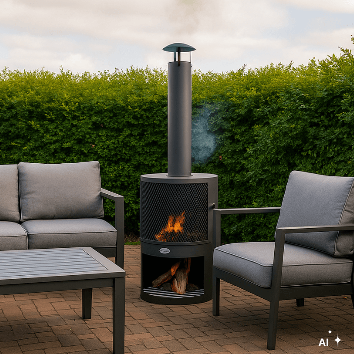 HEAT Hamar Fireplace with Wood Storage HEAT Hamar Fireplace with Wood Storage