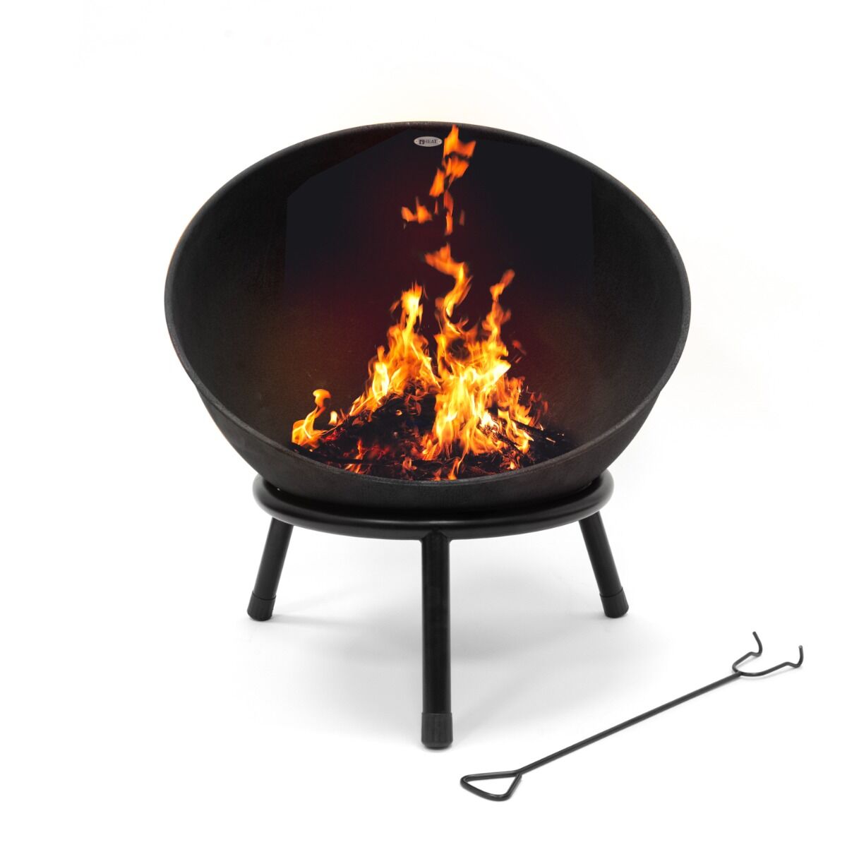 HEAT Fire Pit on Legs Kappa Black Ø56 cm