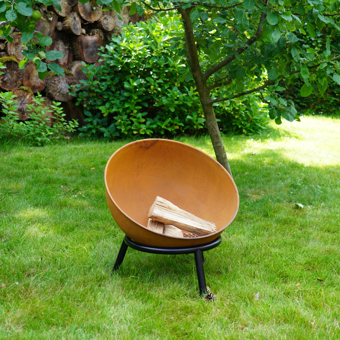 HEAT Fire Pit on Legs Kappa Rust Ø56 cm