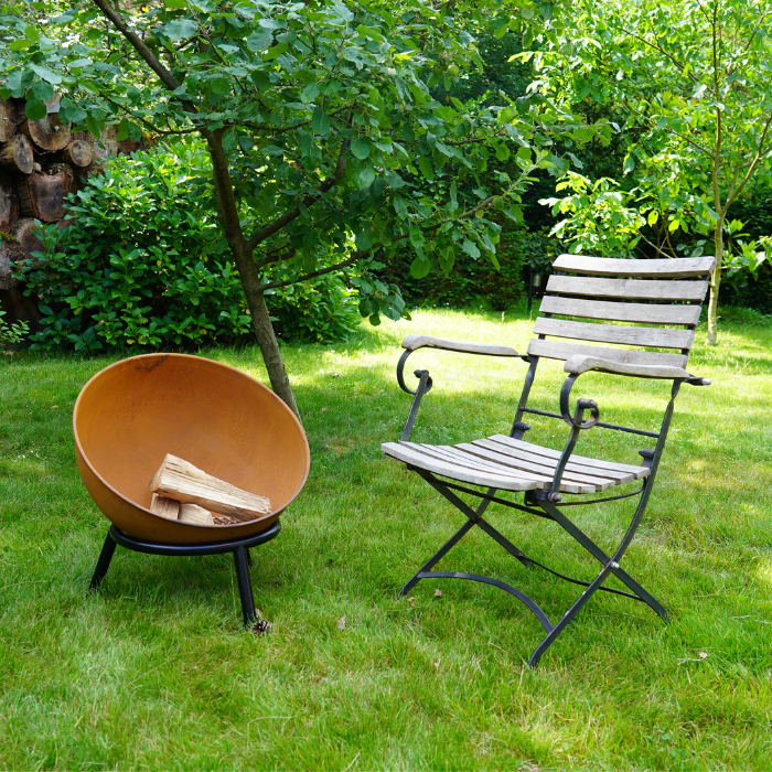 HEAT Fire Pit on Legs Kappa Rust Ø56 cm