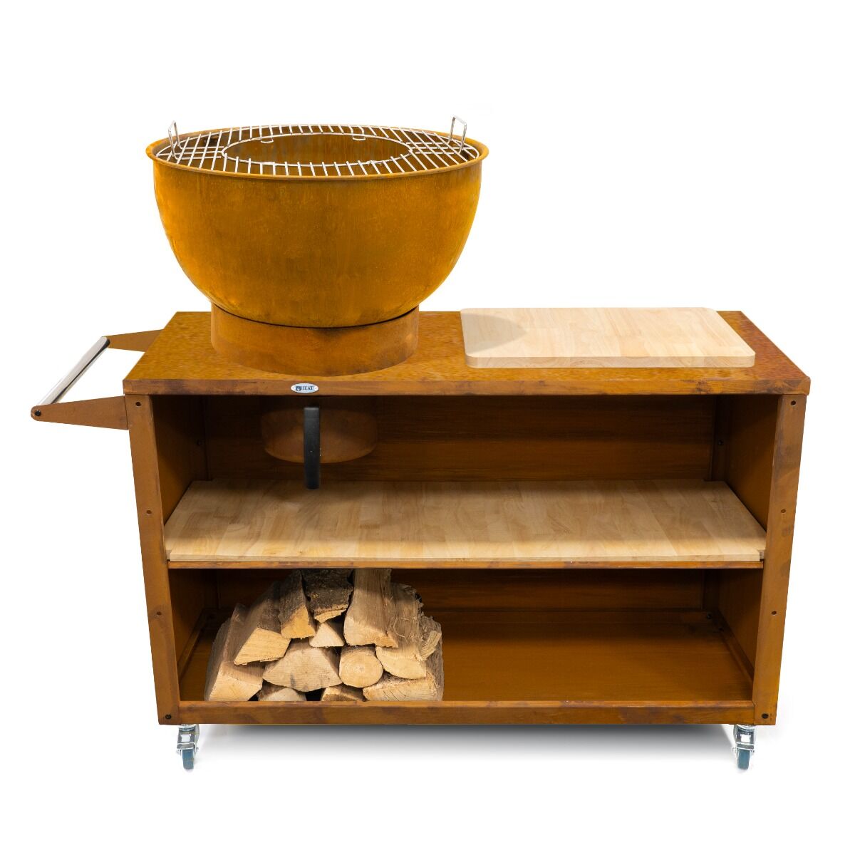 HEAT Trolle Outdoor Kitchen Rust