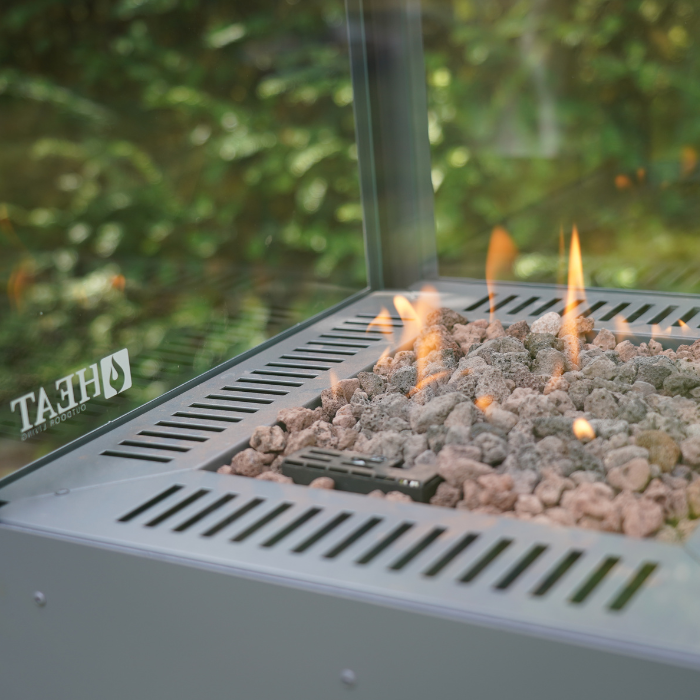 HEAT Outdoor Living Utevarme Terrace Fireplace Anthracite