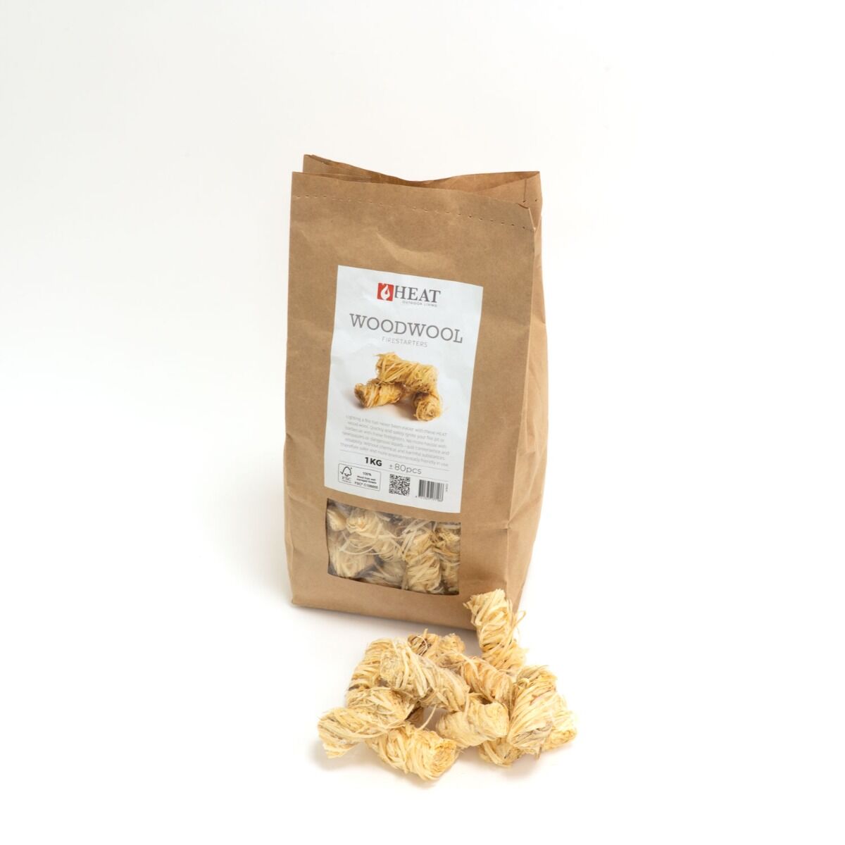 HEAT Outdoor Living Wood Wool Firelighters 1 kg