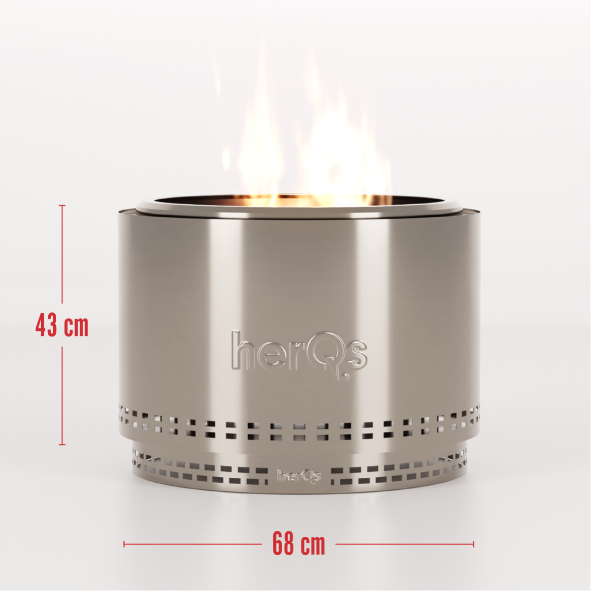 HerQs Smokeless Fire Pit Chief