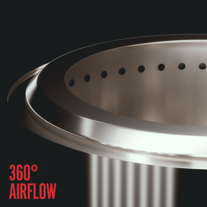 HerQs Smokeless Fire Pit Chief