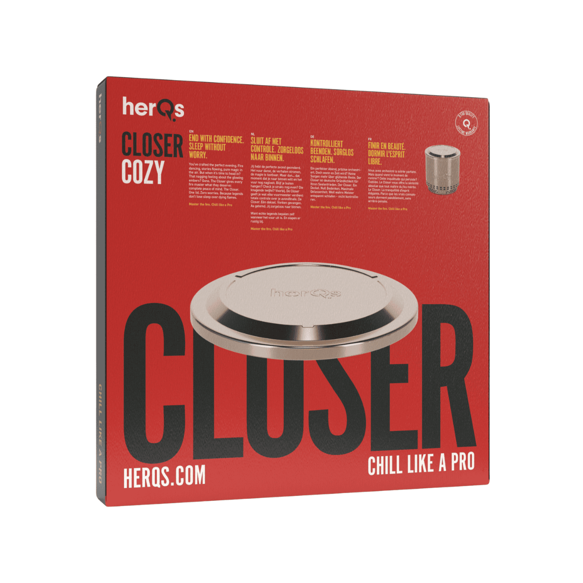 HerQs lid for fire pit Cozy