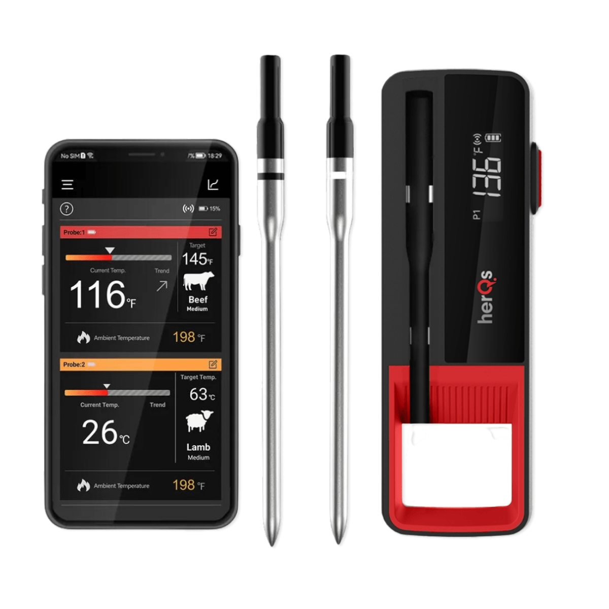 HerQs thermometer Double Max