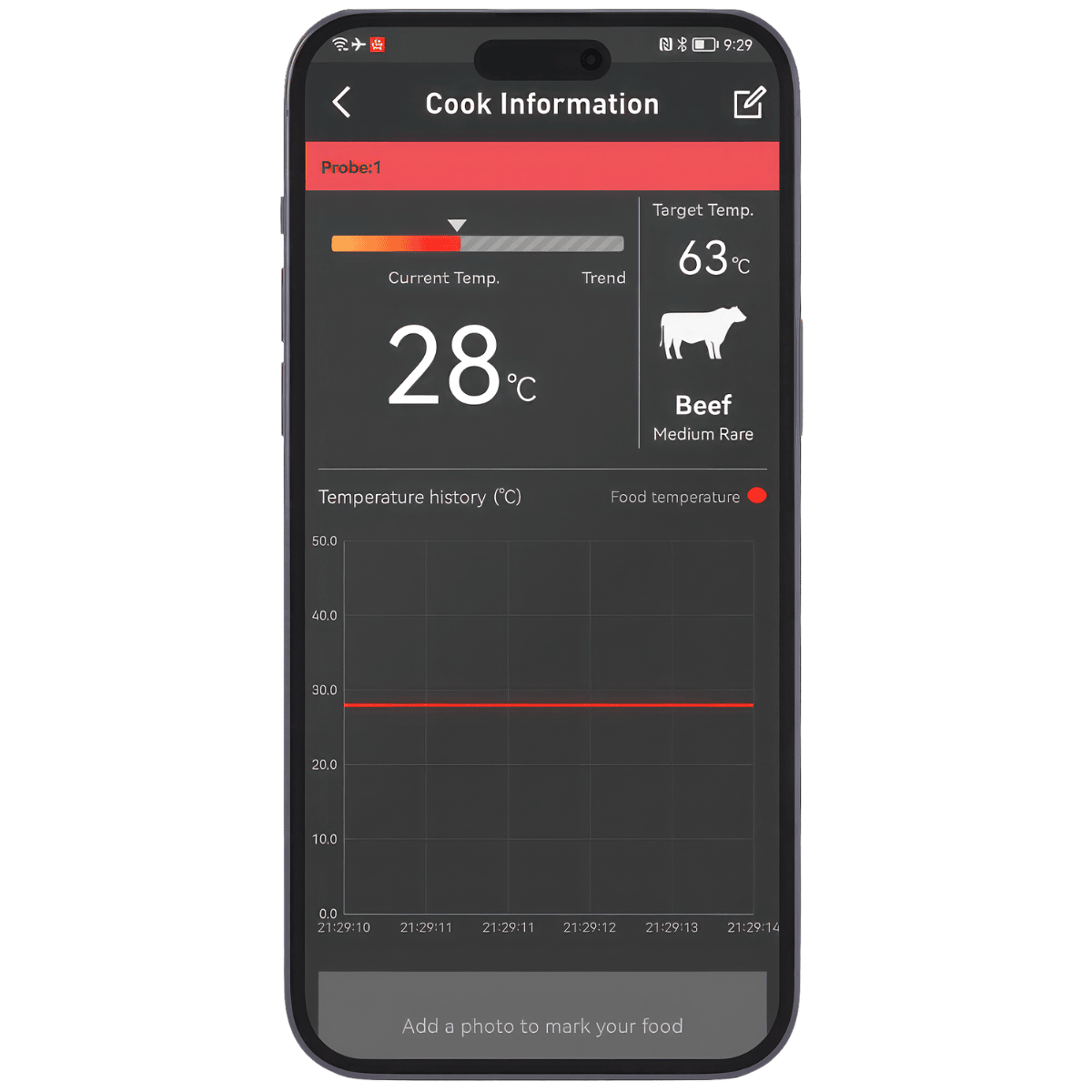 HerQs thermometer EasyBBQ