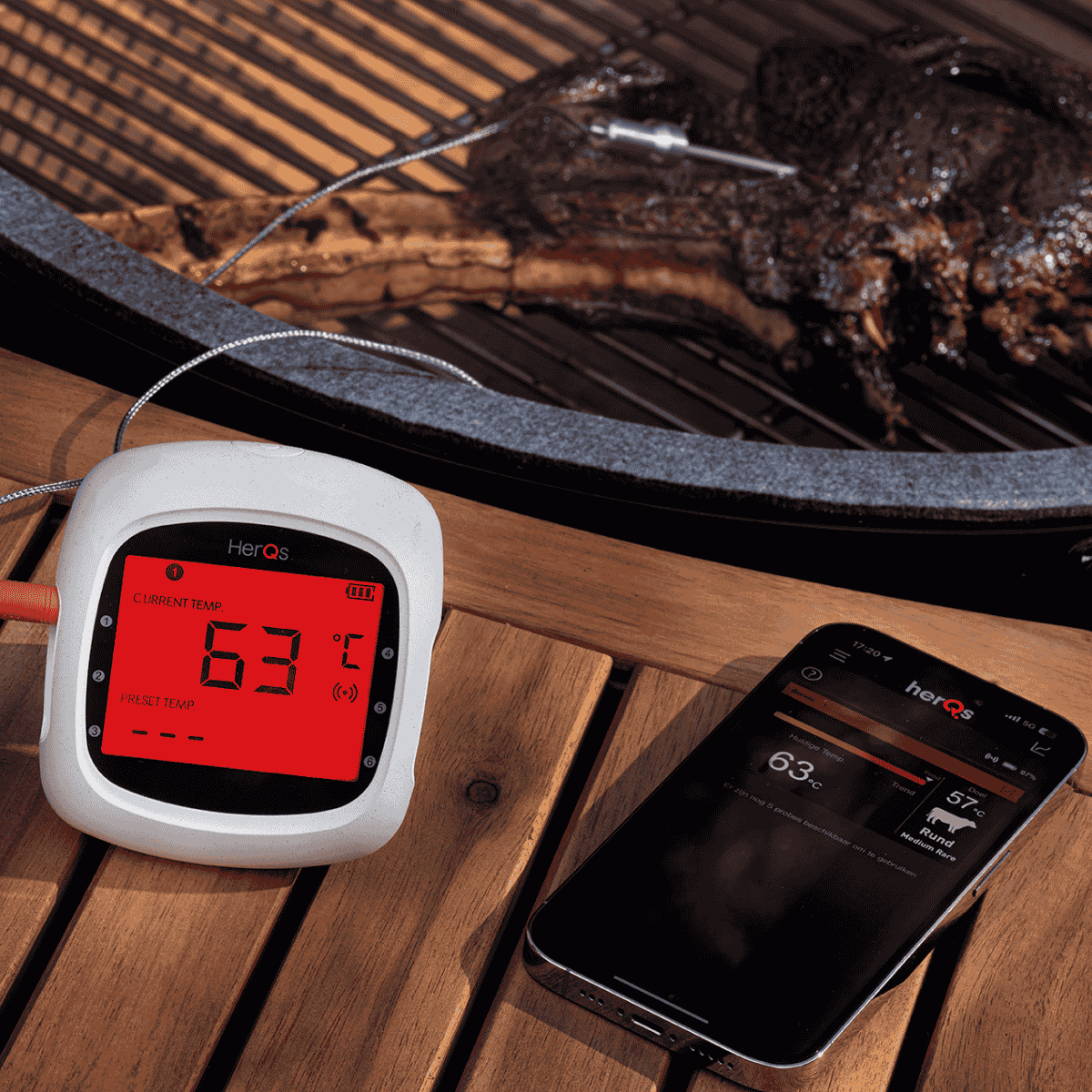 HerQs thermometer EasyBBQ