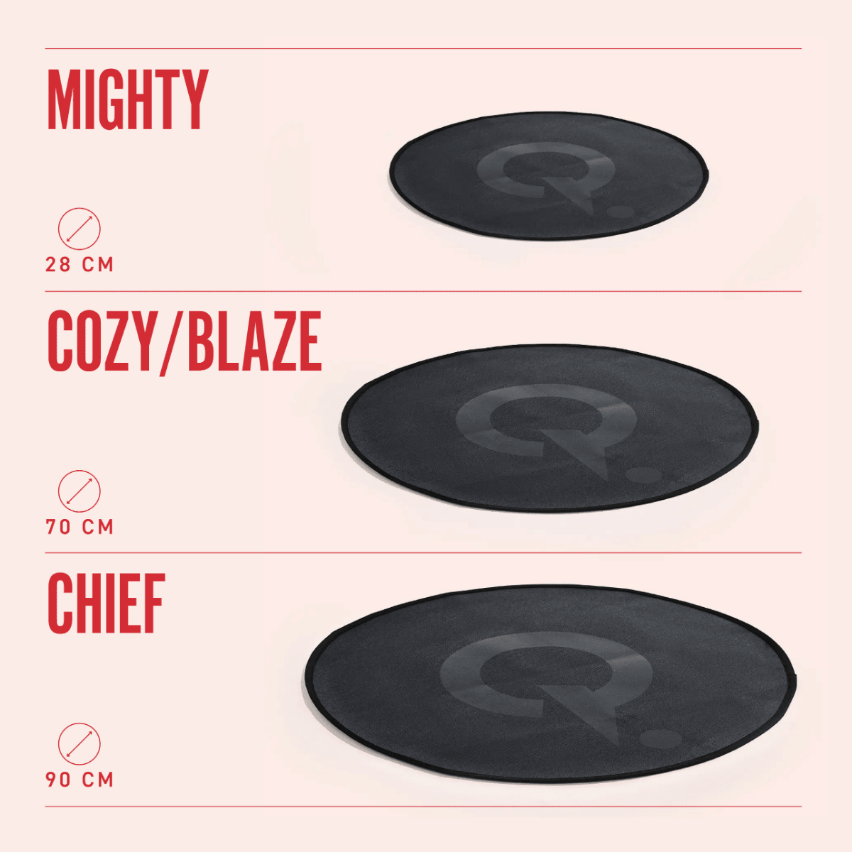 HerQs protective mat for fire pit Mighty