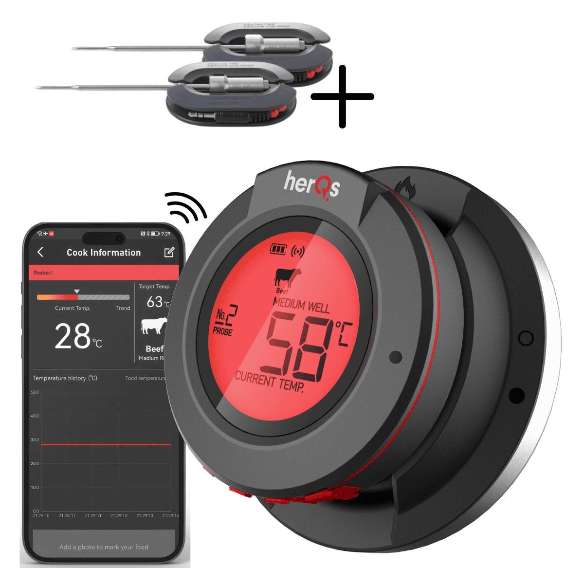 HerQs thermometer Dome