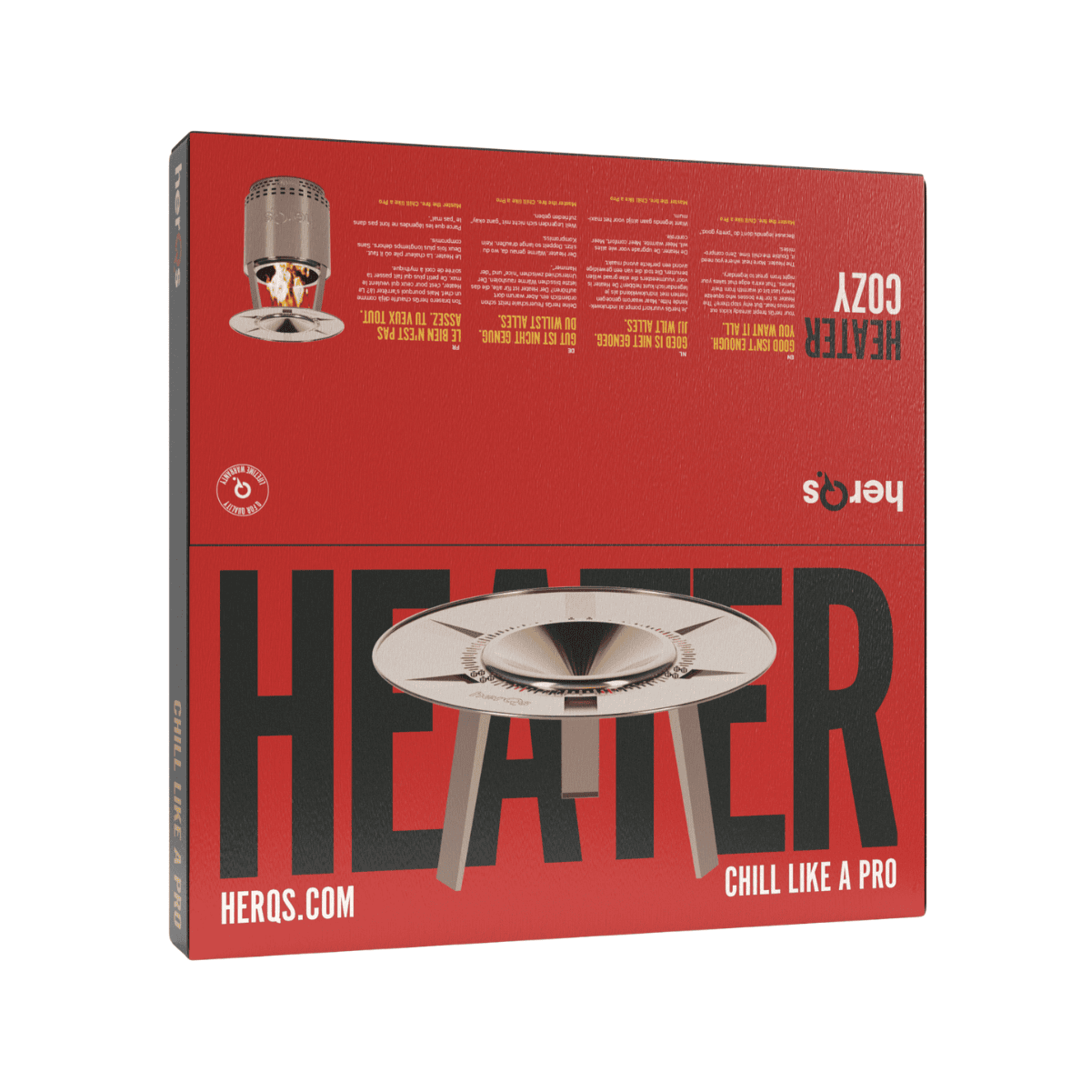 HerQs heat deflector for fire pit Cozy