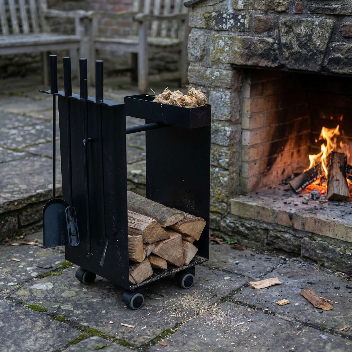 HEAT fireplace tool set Fyrset Plus
