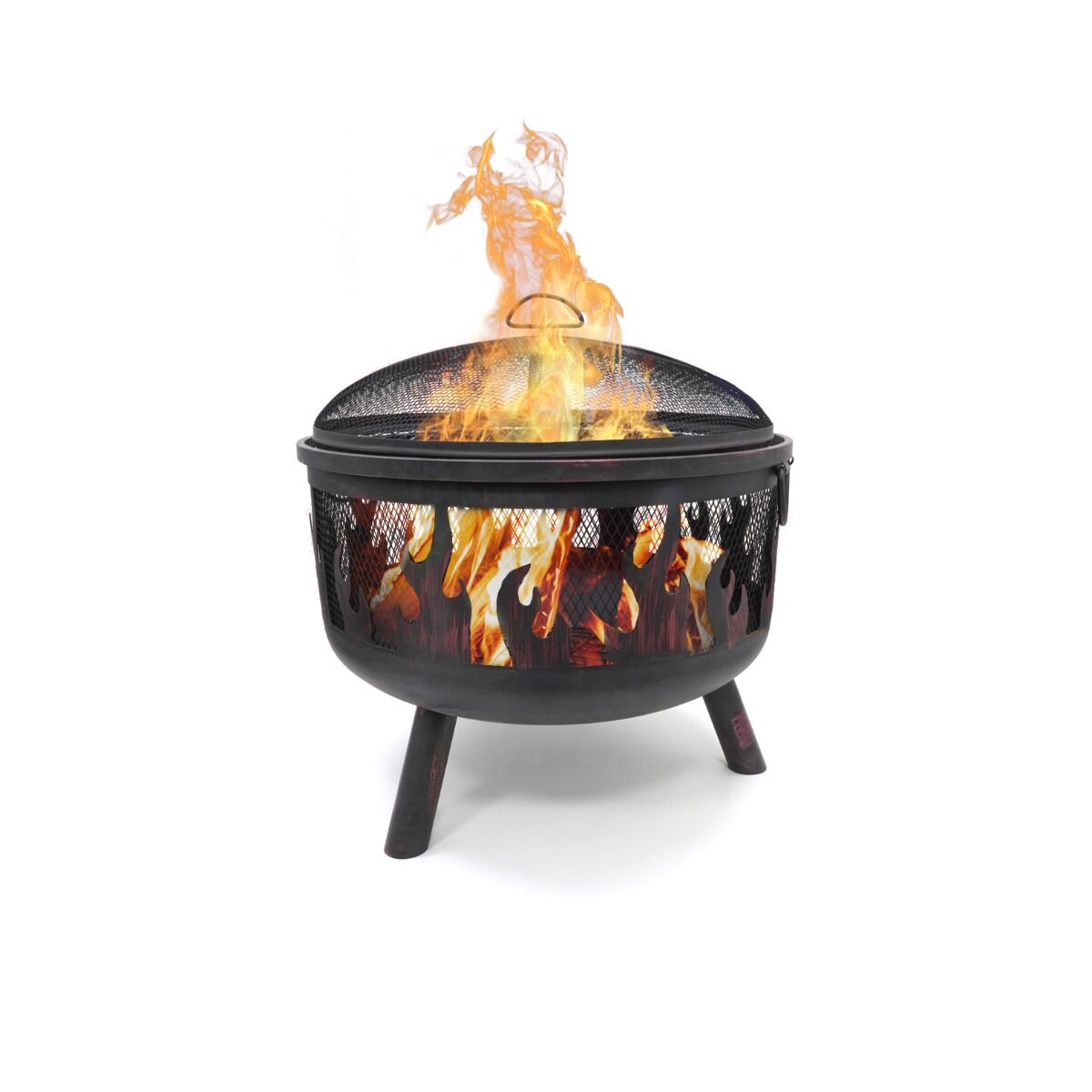 HEAT Firepit Hornset with Grill and Spark Screen