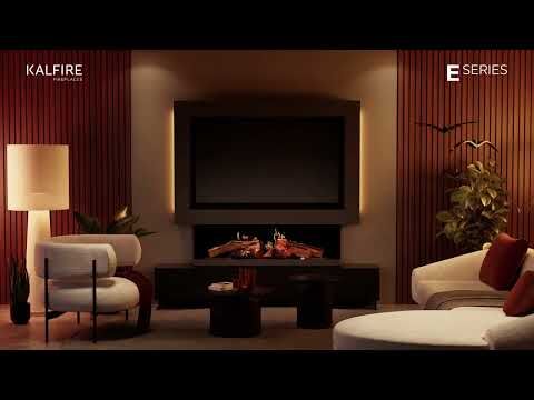 Kalfire E-65" Electric Fireplace