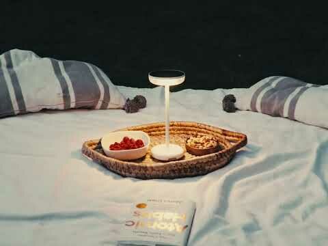 ZOLUNA Solar Table Lamp Bobbie Sand