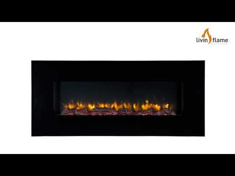 Livin’ flame Wall-mounted Fireplace Nottingham