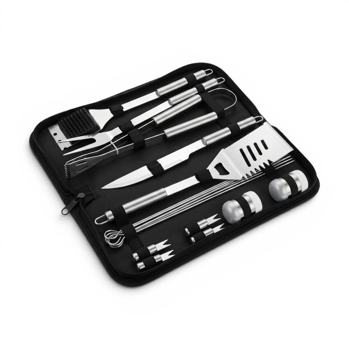 HEAT BBQ tool set Enkel 17-piece